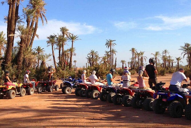 Quad bike ride palm grove Desert of Marrakech mountain bike - Leaving Marrakech for the palm grove