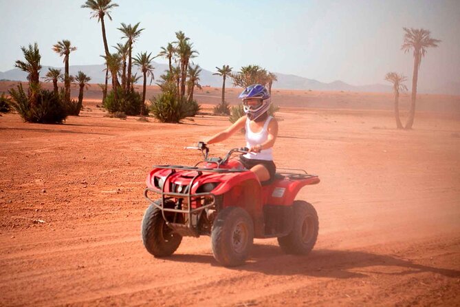 Quad bike ride palm grove Desert of Marrakech mountain bike - Is $44 good value for two hours?