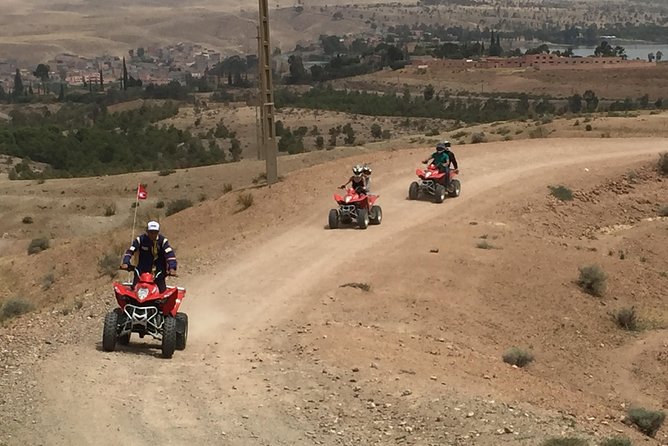 Quad biking excursion in The Desert Of Agafay & Lalla takerkoust - From Marrakech to the quad base