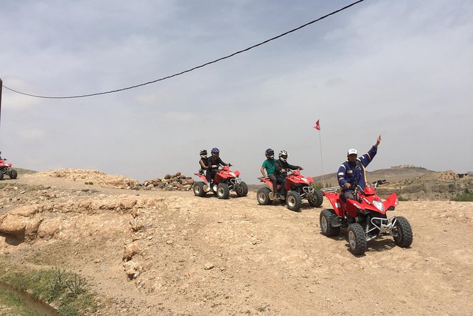 Quad biking excursion in The Desert Of Agafay & Lalla takerkoust - Lalla Takerkoust Lake and the Moroccan tea stop