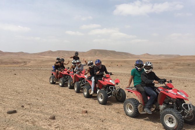 Quad biking excursion in The Desert Of Agafay & Lalla takerkoust - Timing, group size, and the value of $49.85