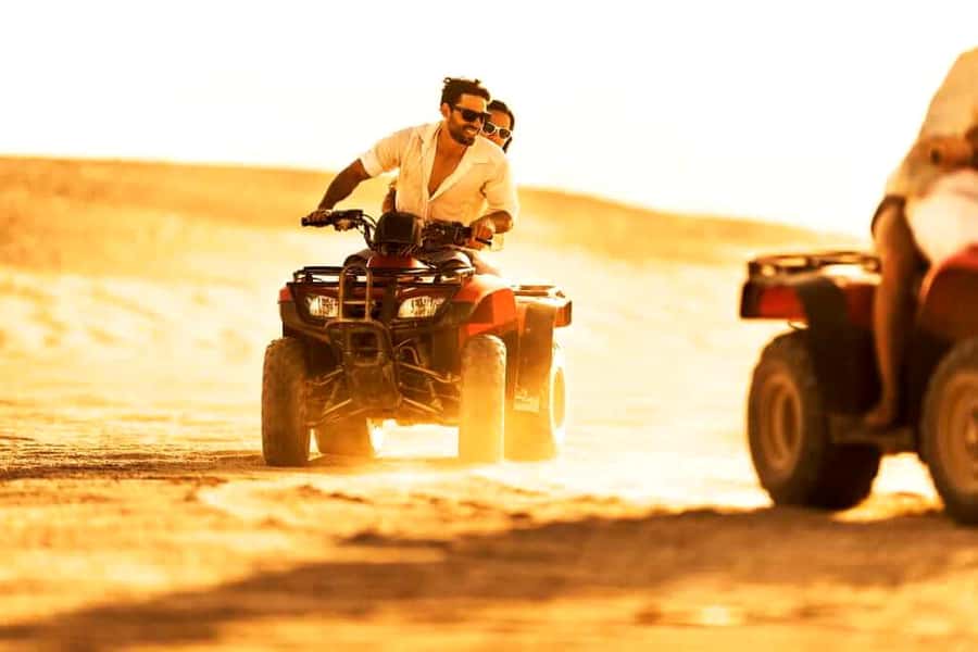 Quad biking in Agafay Desert with lunch & Camel Ride & pool - The one-hour quad ride through Agafay