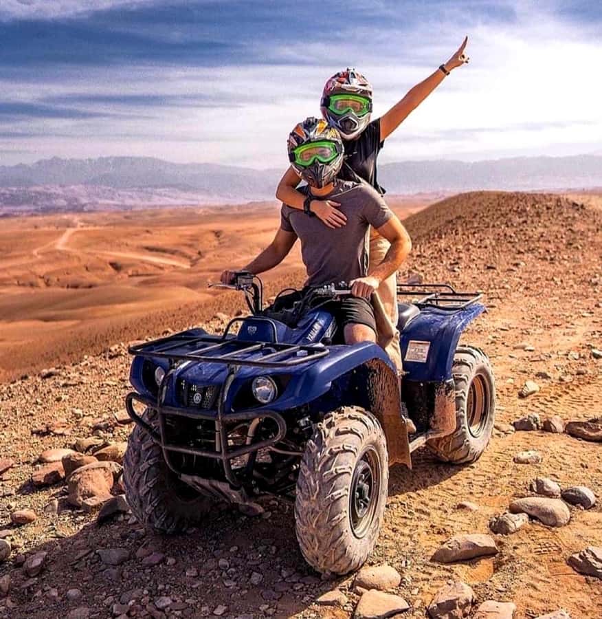 Quad biking in Agafay Desert with lunch & Camel Ride & pool - Pool time in the desert