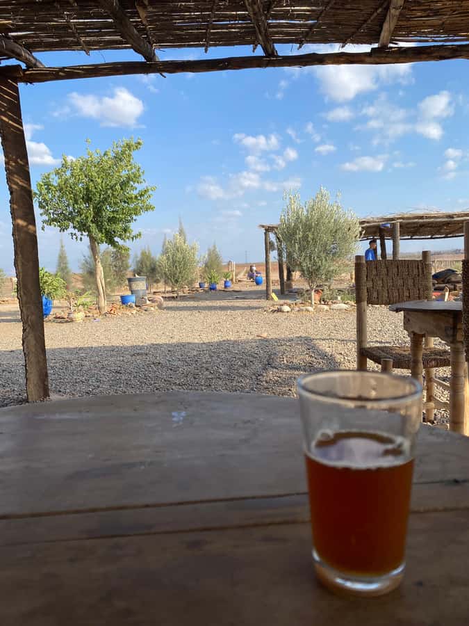 Quad biking in Marrakech's desert palm grove - Mint tea in the desert setting