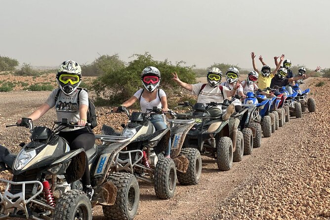 Quad in the Palmeraie of Marrakech - Riding among palms, villages, and desert plateaus