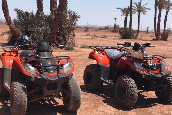 Quad ride at the desert of the Palmeraie of Marrakech - Leaving Marrakech for the Palmeraie