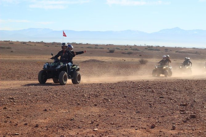 Quad tour in the palm grove desert - Who will enjoy this ride most