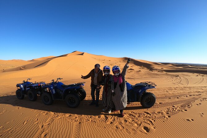 Sahara ATV Quad & buggy in Merzouga Desert & Sandboarding - Riding through the golden dunes