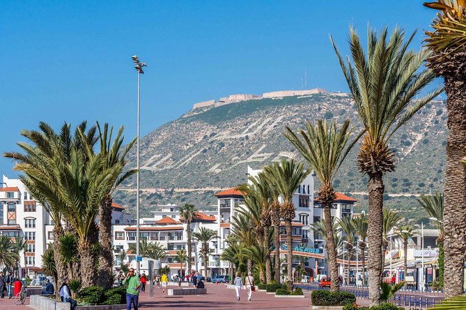 Seafront Promenade - Looking out from Agadir Kasbah and Oufella