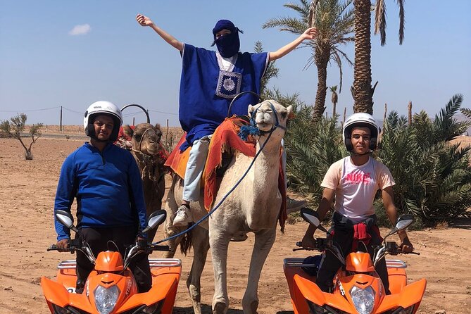 Sensational quad and camel ride in the palm grove - Leaving Marrakech for the palm grove