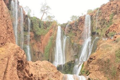 Small group Ouzoud Waterfall Guided Tour Boat Ride from Marrakech