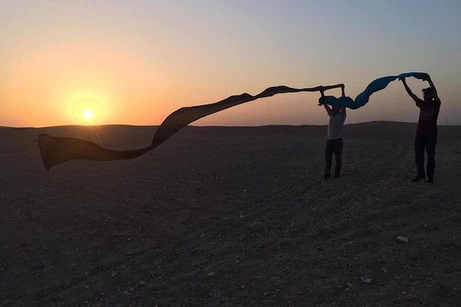 Sunset camel ride Agafay desert Marrakech - Mint tea in a Bedouin tent