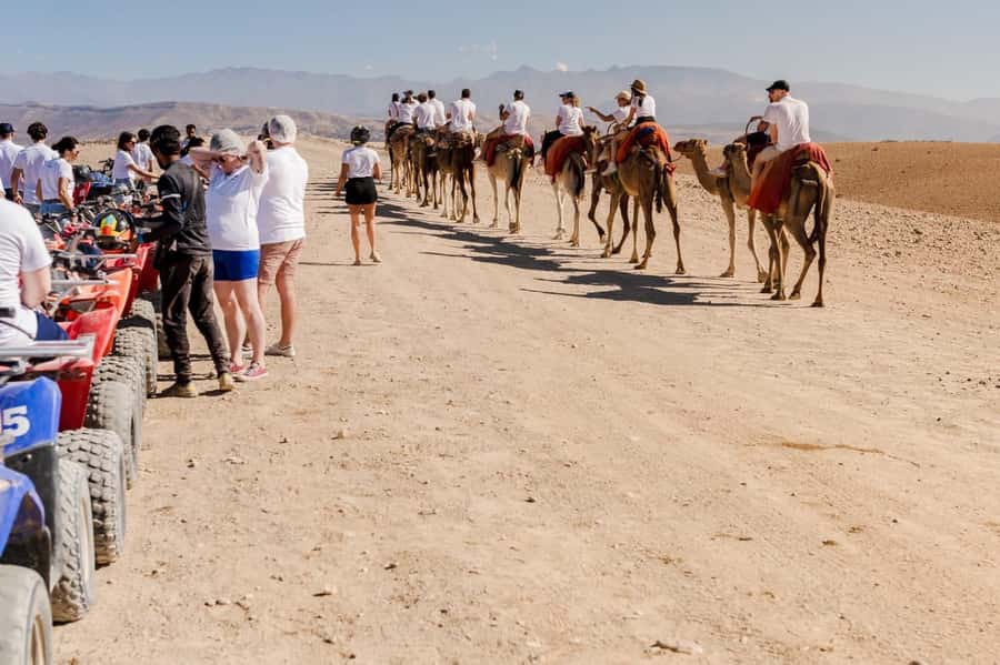 Sunset Camel Ride in Agafay Desert with dinner and pool - From Marrakech to Agafay in about 40 minutes
