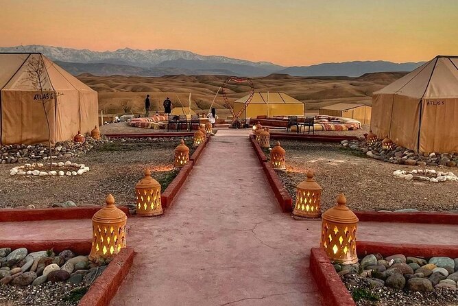 Sunset views with dinner show and came ride tour - Dinner in a Berber-style camp