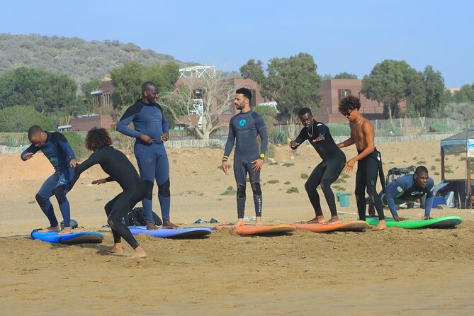 Surf Lessons in Taghazout | Learn to Surf in Morocco - The First 30 Minutes: Beach Warm-Up and Surf Basics