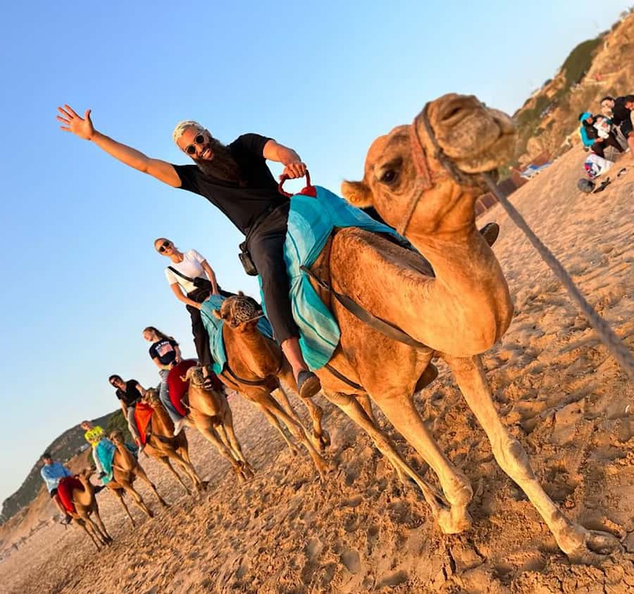 Tangier: Achakar Beach Sunset Camel Ride & Moroccan Dinner - From Tangier’s grand neighborhoods to Cap Spartel