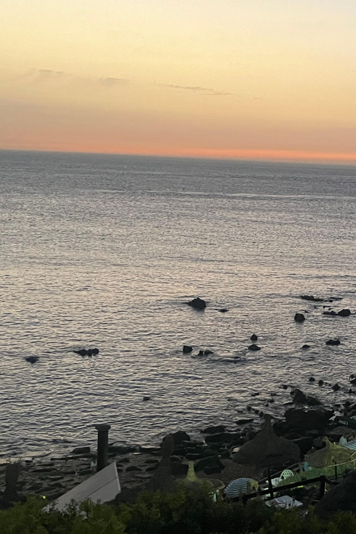 Tangier: Sunset, Tea, Sweets, Camel Ride, and Hercules Caves - The camel ride along the beach at sunset