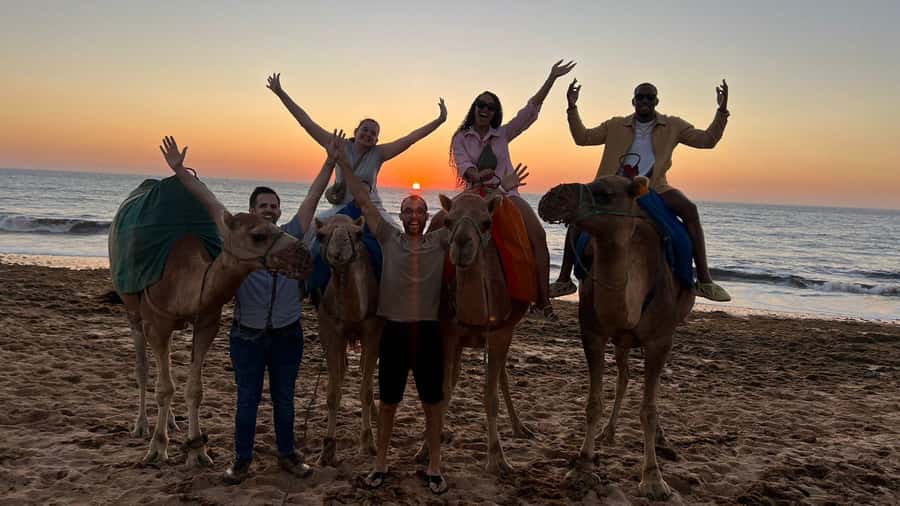 Tangier: Sunset, Tea, Sweets, Camel Ride, and Hercules Caves - The guide can make or break the evening