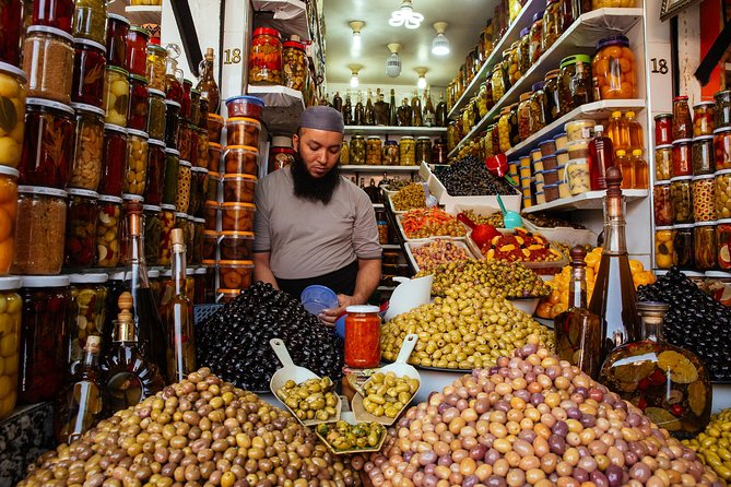The 10 Tastings of Marrakech With Locals: Private Food Tour - Stop four: three Moroccan salads near the Kaftan museum