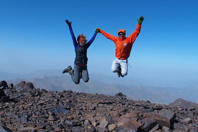 toubkal ascent from Marrakech 2 Days - The long descent back to Imlil