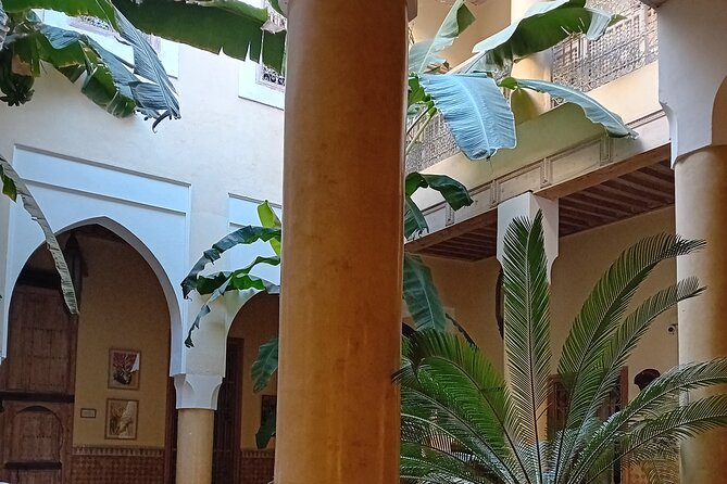 tour of marrakech-medina, souks, secret gardens,Madrassa& stories - Le Jardin Secret, a pause among the market streets