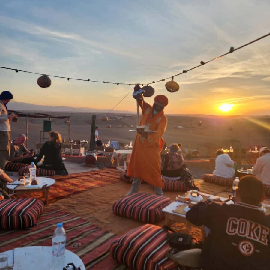 Unforgettable Desert Night: Dinner, Camel Ride & Quad Bike - The fire show under the night sky