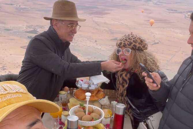 Viator Exclusive: Private Sunrise Balloon Ride with Royal Breakfast on Board - Touching down and continuing by camel