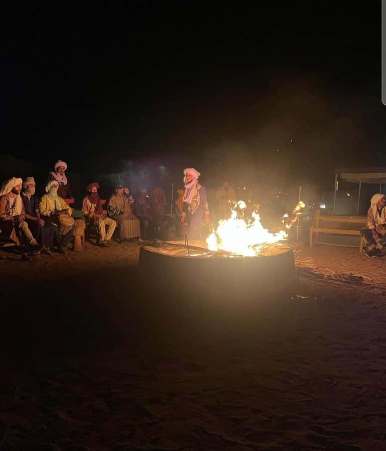 Zagora Desert: 2-Day 1-Night Desert Expedition to Remember - The camel ride into Zagora at sunset